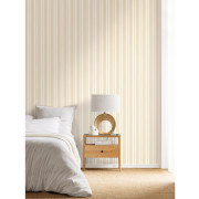 Papier peint vinyle sur intissé Painted lines beige - Mix & Stripes - Caselio - MIP107811000