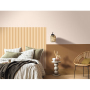 Papier peint vinyle sur intissé Bold Line rose orange - Mix & Stripes - Caselio - MIP107764028