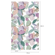 Panoramique vinyle sur intissé Idylle pastel- 159x280 cm - Poésie - Lutèce - 51252403