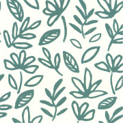 Papier peint vinyle sur intissé Marguerite vert - Poésie - Lutèce - 51253904