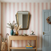 Papier peint vinyle sur intissé Rayure rose délicat - Poésie - Lutèce - 51254003