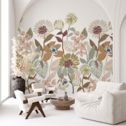 Panoramique vinyle sur intissé Flores terra - 159x280 cm - Poésie - Lutèce - 51252507