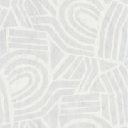 Papier peint vinyle sur intissé Rondeau gris clair - Poésie - Lutèce - 51253609