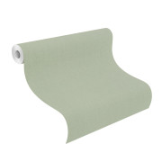 Papier peint vinyle sur intissé Uni Florentine vert clair - Florentine IV - Rasch - 484588