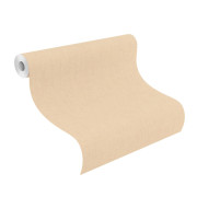 Papier peint vinyle sur intissé Uni Florentine beige foncé - Florentine IV - Rasch - 484779