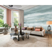 Panoramique vinyle sur intissé Dégradé uni bleu - 265x300cm - Florentine IV - Rasch - 367706