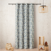 Rideau à œillets Mésange bleu - 140x260cm - Linder - 1448-40-10214-375
