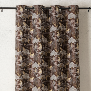 Rideau à œillets Negara marron - 140x260cm - Linder - 1448-50-10213-375