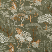 Rideau à œillets Negara vert - 140x260cm - Linder - 1448-80-10213-375