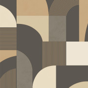 Papier peint vinyle sur intissé Sigma beige noir - Forma - Caselio - FOA107841090