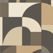 Papier peint vinyle sur intissé Sigma beige noir - Forma - Caselio - FOA107841090