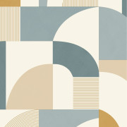 Papier peint vinyle sur intissé Sigma bleu jaune - Forma - Caselio - FOA107846020