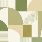 Papier peint vinyle sur intissé Sigma vert - Forma - Caselio - FOA107847070
