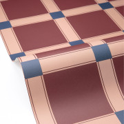 Papier peint vinyle sur intissé Blocks bordeaux - Forma - Caselio - FOA107868066