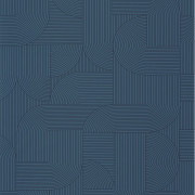 Papier peint vinyle sur intissé Interlace bleu - Forma - Caselio - FOA107876001
