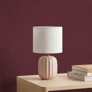 Papier peint vinyle sur intissé Interlace bordeaux - Forma - Caselio - FOA107878080