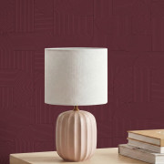 Papier peint vinyle sur intissé Interlace bordeaux - Forma - Caselio - FOA107878080