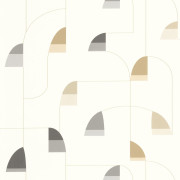 Papier peint vinyle sur intissé Motion beige noir - Forma - Caselio - FOA107971095