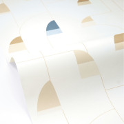 Papier peint vinyle sur intissé Motion bleu - Forma - Caselio - FOA107976010