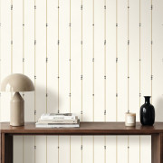 Papier peint vinyle sur intissé Shift beige noir - Forma - Caselio - FOA108011093