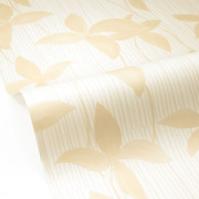 Papier peint vinyle sur intissé Hélia beige - Solstice - Caselio - SSC107901175
