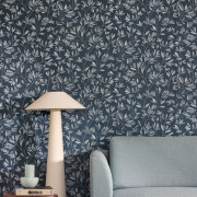 Papier peint intissé Arboris bleu nuit - Solstice - Caselio - SSC107916940