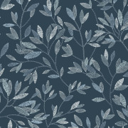 Papier peint intissé Arboris bleu nuit - Solstice - Caselio - SSC107916940