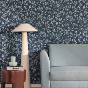 Papier peint intissé Arboris bleu nuit - Solstice - Caselio - SSC107916940