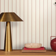 Papier peint vinyle sur intissé Ramia beige rouge - Solstice - Caselio - SSC107938128
