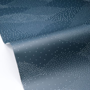 Papier peint vinyle sur intissé Stillness bleu nuit - Solstice - Caselio - SSC107946085