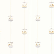 Papier peint intissé Vintage Ferris Wheel Naturel - Once Upon A Time 3 - Casadeco - OUTT202831919