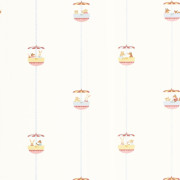 Papier peint intissé Vintage Ferris Wheel - Once Upon A Time 3 - Casadeco - OUTT202836889
