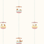 Papier peint intissé Vintage Ferris Wheel - Once Upon A Time 3 - Casadeco - OUTT202836889