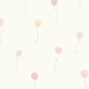 Papier peint intissé Balloons in the air rose blush - Once Upon A Time 3 - Casadeco - OUTT202844500