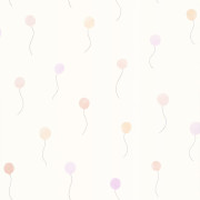 Papier peint intissé Balloons in the air rose blush - Once Upon A Time 3 - Casadeco - OUTT202844500