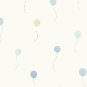 Papier peint intissé Balloons in the air bleu doux - Once Upon A Time 3 - Casadeco - OUTT202846226