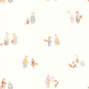 Papier peint intissé Small talks multicolore - Once Upon A Time 3 - Casadeco - OUTT202858765