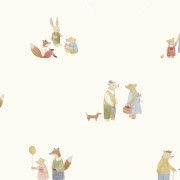 Papier peint intissé Small talks multicolore - Once Upon A Time 3 - Casadeco - OUTT202858765