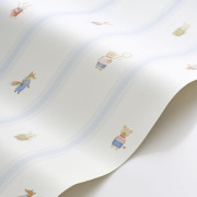 Papier peint intissé Little friends bleu doux - Once Upon A Time 3 - Casadeco - OUTT202867337
