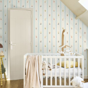 Papier peint intissé Little friends bleu doux - Once Upon A Time 3 - Casadeco - OUTT202867337