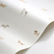 Papier peint intissé Lovely dogs naturel - Once Upon A Time 3 - Casadeco - OUTT202871515