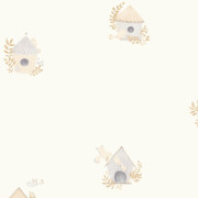 Papier peint intissé Home Sweet Home naturel- Once Upon A Time 3 - Casadeco - OUTT202891201