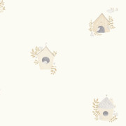 Papier peint intissé Home Sweet Home naturel- Once Upon A Time 3 - Casadeco - OUTT202891201