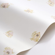 Papier peint intissé Home Sweet Home rose blush - Once Upon A Time 3 - Casadeco - OUTT202894224
