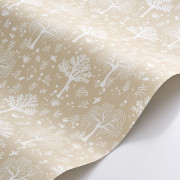 Papier peint intissé Poetic Garden café latte - Once Upon A Time 3 - Casadeco - OUTT202901401