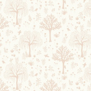 Papier peint intissé Poetic Garden rose blush - Once Upon A Time 3 - Casadeco - OUTT202904114