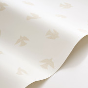 Papier peint intissé Poetic Birds naturel - Once Upon A Time 3 - Casadeco - OUTT202911212