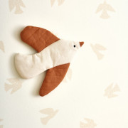 Papier peint intissé Poetic Birds naturel - Once Upon A Time 3 - Casadeco - OUTT202911212