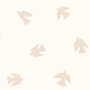 Papier peint intissé Poetic Birds rose blush - Once Upon A Time 3 - Casadeco - OUTT202914202