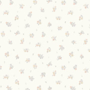 Papier peint intissé Tiny bouquets gris duvet - Once Upon A Time 3 - Casadeco - OUTT202929111